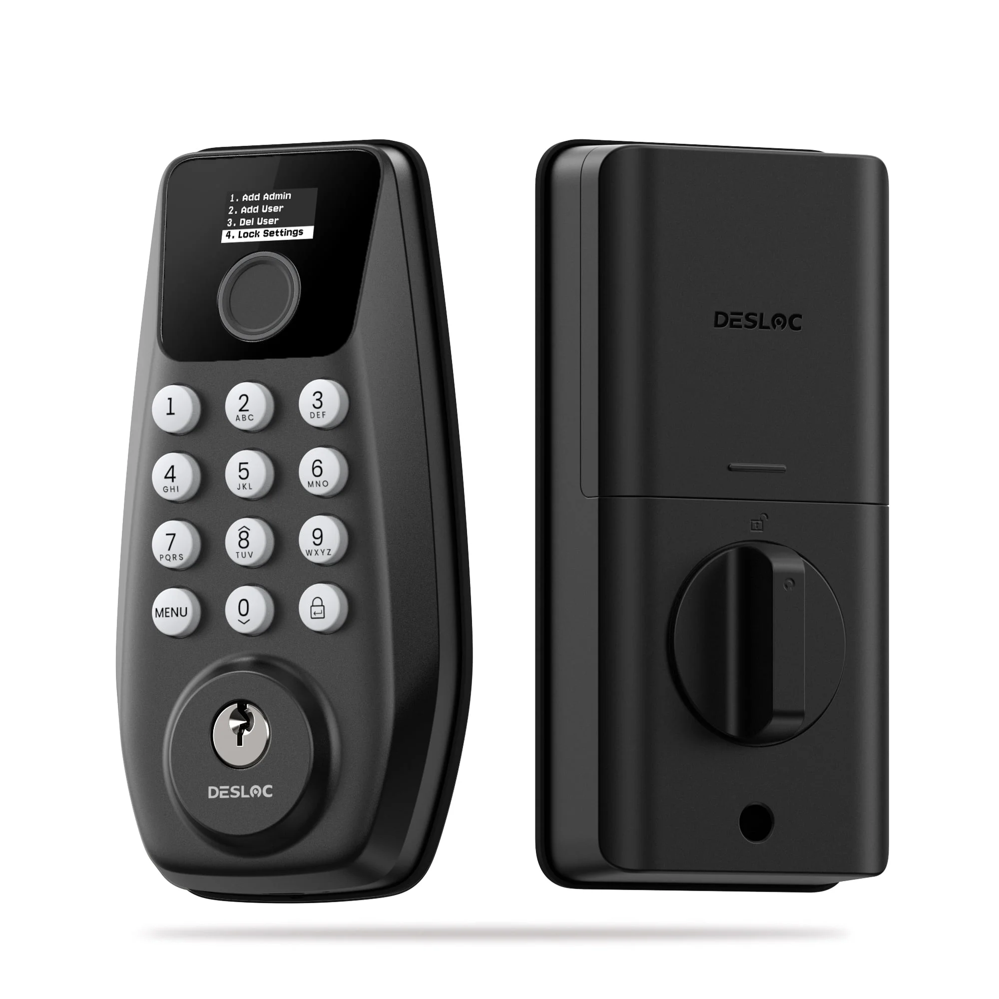 DESLOC C110-W Keypad Door Lock with Fingerprint & Touchscreen