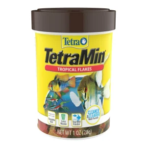 Tetra TetraMin Tropical Flakes Nutritionally Balanced Fish Food, 1 oz.